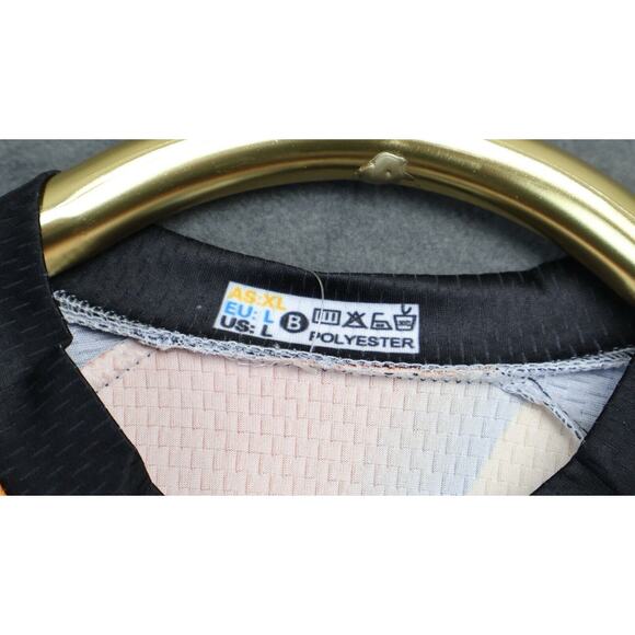 NEW: Aogda RAINBOW Full-Zip Cycling Shirt Jersey Mesh Sides Size Large - Picture 3 of 11